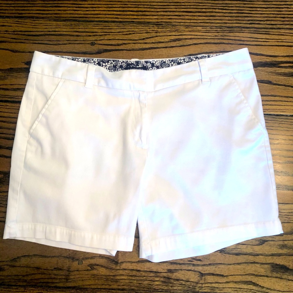 White Shorts - Land n Sea - Size 12 - 6” Inseam